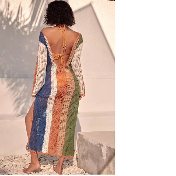 Mahila Crochet Cardigan Sweater size S new with tag nwt - Picture 3 of 7